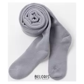 Колготки детские махровые с207(C) цвет серый, рост 134-140