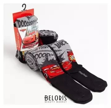 Колготки детские "Отважный" тачки, дисней, рост 92-98 см, 80% хл.,17% п/а, 3% эл.