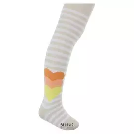 Колготки для девочки кдд1-2704, цвет светло-бежевый, рост 104-110 см