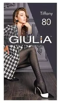 Колготки женские Giulia Tiffany 80 ден, цвет чёрный (Nero), размер 2 (S)