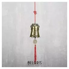 Колокольчик металл "Дракон с монетой" D=6 см 27х6х6 см