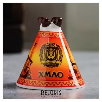 Колокольчик в форме чума «Хмао. нефтяная вышка»