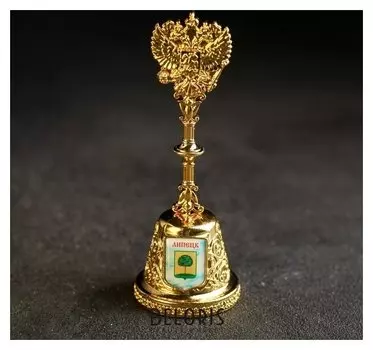 Колокольчик в форме герба «Липецк. христорождественский собор»