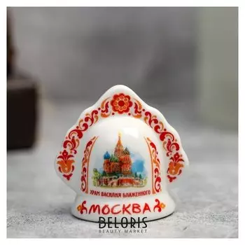 Колокольчик в виде кокошника «Москва. храм василия блаженного»