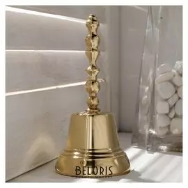 Колокольчик валдайский "Позвонок №5", полированный, с длинной ручкой, D=54 мм