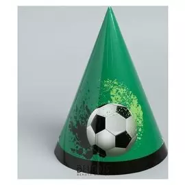 Колпак бумажный «Футбол», набор 6 шт.