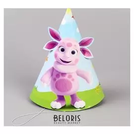 Колпак бумажный «Лунтик», набор 6 шт.