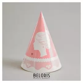 Колпак бумажный «Принцесса», набор 6 шт.