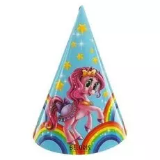 Колпак бумажный «Сказочная пони», набор 6 шт.