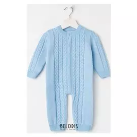 Комбинезон «Барашки», цвет голубой, рост 68-74 см