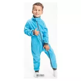 Комбинезон детский, цвет голубой, рост 80-86 см (24)