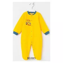 Комбинезон детский, цвет жёлтый, рост 80 см
