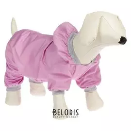 Комбинезон для собак, 2XL (ДС 34-36 см, ОШ 34-36 см, ОГ 44-48 см), розовый