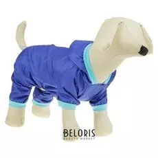 Комбинезон для собак, S (дс 22 см, ог 32 см) синий