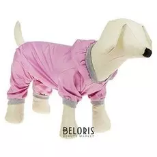 Комбинезон для собак, XS (дс - 18 см, ог - 30 см), розовый