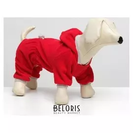 Комбинезон флисовый цветной, S (ДС 20-22 см, ОШ 26 см, ОГ 30-34 см) микс