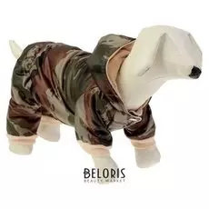 Комбинезон «Камуфляж» на синтепоне и флисовом, M (ДС 24-26 см, ОШ 28 см, ОГ 34-36 см) микс