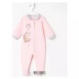 Комбинезон «Маленький дрёма», цвет розовый, рост 80 см