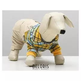 Комбинезон "Нежность", M (ОШ 26-30, ОГ 36-40, ДС 28 см), жёлтый