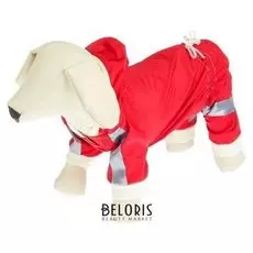 Комбинезон "Пожарник" на флисе , XS (ДС 18-20 см, ОШ 24 см, ОГ 27-30 см) красный