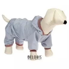 Комбинезон серый, размер L (ДС 28-30 см, ОШ 32 см, ОГ 36-40 см)