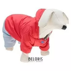 Комбинезон зимний для собак с капюшоном, XS (ДС 18-20 см, ОШ 24 см, ОГ 27-30 см)