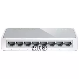 Коммутатор TP-LINK TL-SF1008D, 8RJ45, LAN 10/100 Мбит/с, проводной
