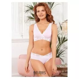 Комплект белья для кормления Carolina, цвет розовый меланж, размер 42