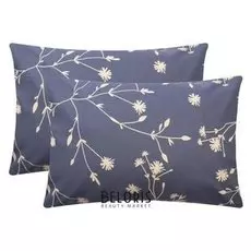 Комплект наволочек "Этель" Flowers (Вид 1) 50х70 см - 2 шт, 100% хлопок, бязь