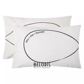 Комплект наволочек "Этель" Forever 50х70 см - 2 шт, 100% хлопок, бязь