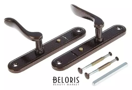 Комплект ручек "Гардиан"4131, к замку"гардиан" 1011,3011, полимерное покрытие