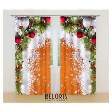 Комплект штор 01 145х260см-2шт, габардин, пэ 100%