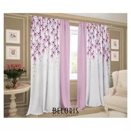 Комплект штор застенчивость (Фиолет) 147х267 +/- 3см 2шт, габардин, п/э 100%, 145г/м2