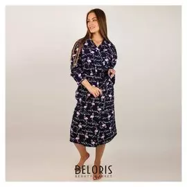 Комплект женский (Сорочка, халат) размер 64