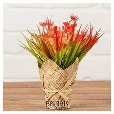 Композиция "Василёк полевой" 7*18 см