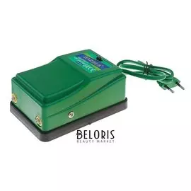 Компрессор воздушный AIR 006 "Зеленый чемпион", двухканальный по 4 л/м, 5 Вт