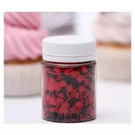 Кондитерская посыпка «Казино рояль», красно-чёрная, 42 г