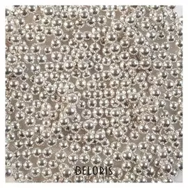 Кондитерская посыпка "Сахарные шарики" 4 мм, серебро, 50 г