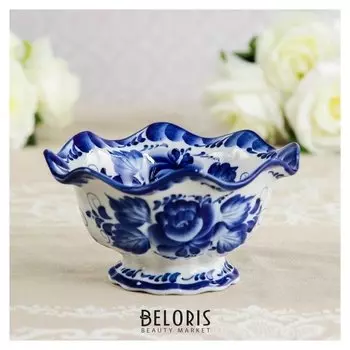 Конфетница «Цветок», 15×15×8, гжель