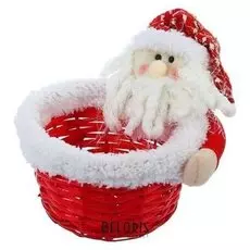 Конфетница «Дед мороз», мохнатая борода, вместимость 500 г