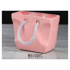 Конфетница "Кантри", с серебряными ручками, 17 см