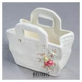 Конфетница "Корзинка", лепка, 16 см