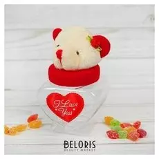 Конфетница «Мишка», с сердцем, 100 г, виды