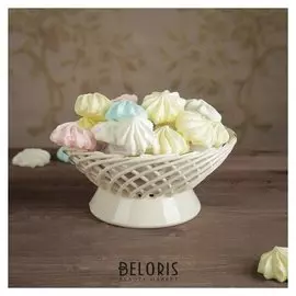 Конфетница "Поляна", плетение, 8 см