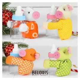 Конфетница «Поросёнок с бутылочкой», вместимость 50 г, виды