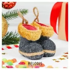 Конфетница «Сапожок», меховая опушка, вместимость 50 г