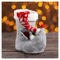 Конфетница «Сапожок», мышка в колпаке, вместимость 200г