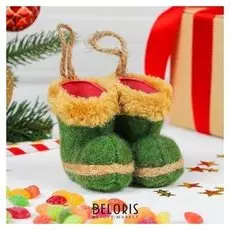 Конфетница «Сапожок», вместимость 50 г, цвет зелёный