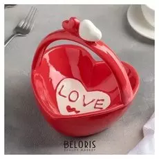 Конфетница «Сердца»