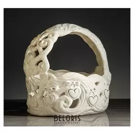 Конфетница "Сердце", 22 см